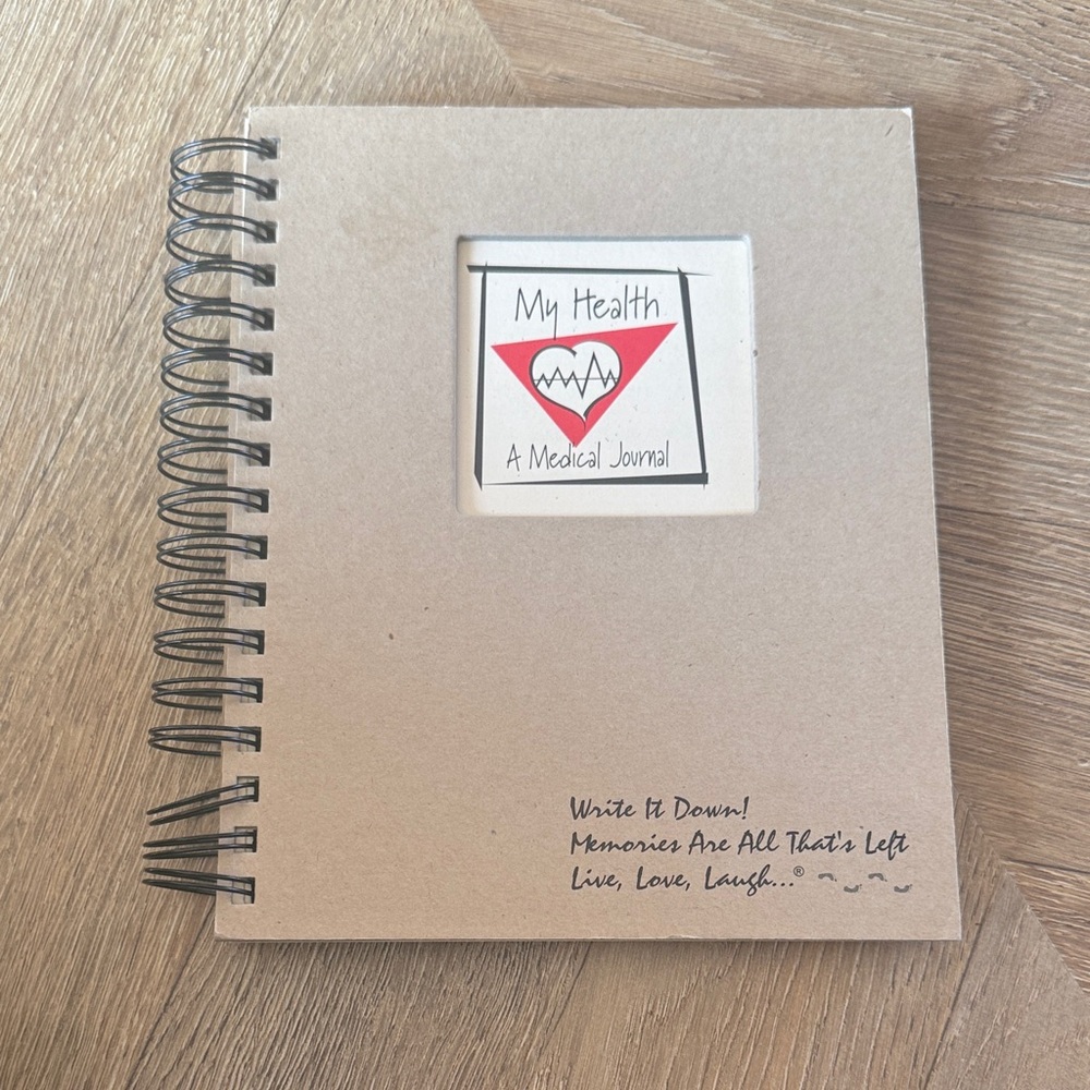 Beige Spiral Medical Journal